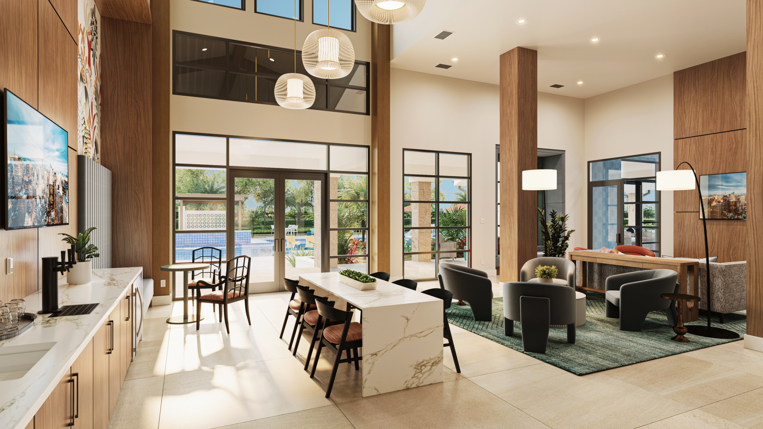 clubhouse - social lounge