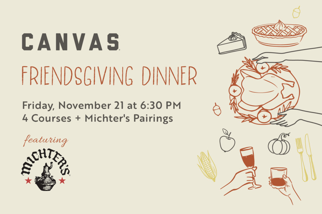 Canvas Friendsgiving Dinner Image
